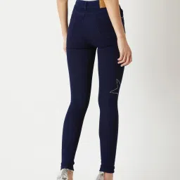 Miss Chase Navy Embellished Jeans image 3