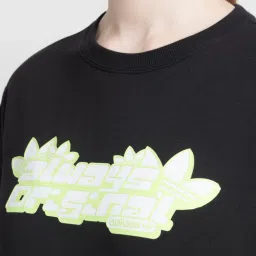 Adidas Originals Black Cotton Printed T-Shirt image 5