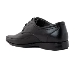 khadim Lazard by Khadims Men's Black Derby Shoes image 5