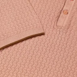 Thomas Scott Pink Regular fit Self T-Shirts image 3