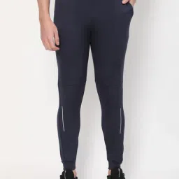 Dida Navy Polyster Regular Fit Solid Trackpant-picture-39