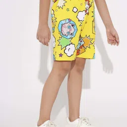 Jack & Jones Junior Boys Lemon Cotton Printed Shorts image 3