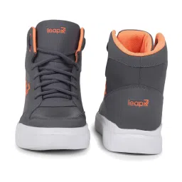 Leap7X by Liberty Men's VENOUR-1E Grey Ankle High Sneakers image 5