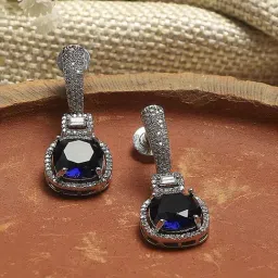 Biba Navy Alloy Drop & Danglers Earrings for Women-picture-26