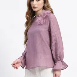 MADAME Lilac Regular Fit Top image 3