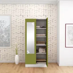 Godrej Interio Slimline 2-Door Steel Almirah, Tex Green Leaf (1-Year Warranty)-picture-33