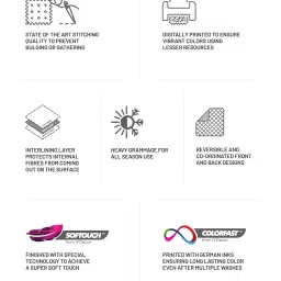 DDecor Cherish Maroon Cotton 150 TC Comforter - Set of 1 image 5