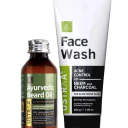 Ustraa Ayurvedic Beard Growth Oil & Face Wash Combo-picture-10