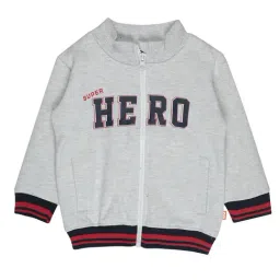 Bodycare Kids Grey Printed Full Sleeves Jacket-image-41