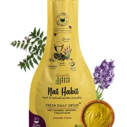 Nat Habit Lavender Charm Fresh Daily Ubtan Face Pack - Pack of 2 image 2