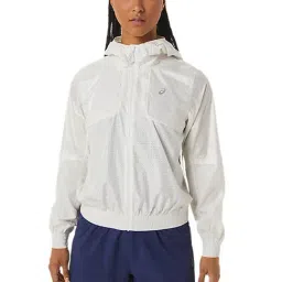 Asics Cream Printed Sports Jacket-image-6