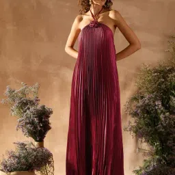 KASSUALLY Pink Relaxed Fit Maxi Dress-picture-38