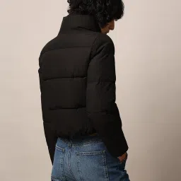 Only Black Regular Fit Puffer Jacket image 3