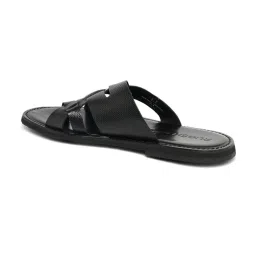 Ruosh Men's Black Toe Ring Sandals image 5