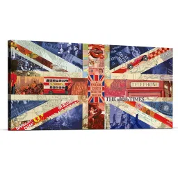 Art Street Cream Synthetic Wood Wall Art For Home D¿cor image 3