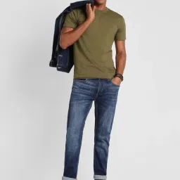 Peter England Jeans Navy Slim Fit Jeans image 5