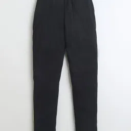 Bumzee Boys Black Cotton Graphic Track Pant image 2