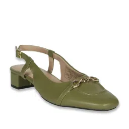 Van Heusen Women's Green Back Strap Sandals image 3