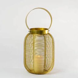 Whispering Homes Gold Constellation Stainless Steel Wired Tealight Lantern - Small-picture-11