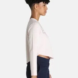 Puma Light Pink Printed Sweatshirt image 3