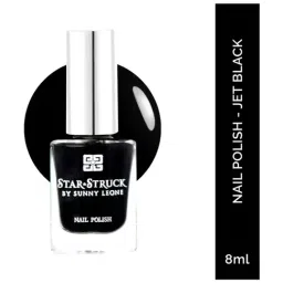 StarStruck By Sunny Leone Nail Polish Jet Black - 8 ml image 2