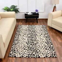 Presto Cream & Black Polyester Carpet-picture-28