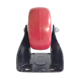 SUWAS TROLLEY STORE 8x2 Inch 625 Kg PU Fixed Castor Wheel 8X2-625-FX-PU-picture-22