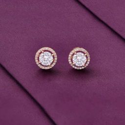 Kai Jewel Royal Diamante Rose Gold Stud Earrings-picture-26