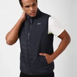 Reebok Navy Regular Fit Ease Sports Jacket-picture-22
