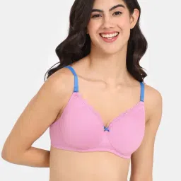 Rosaline by Zivame Light Purple Half Coverage T-Shirt Bra-picture-32