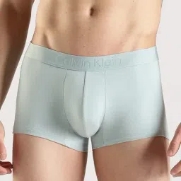 Calvin Klein Underwear Lime Green Cotton Skinny Fit Trunks-picture-34