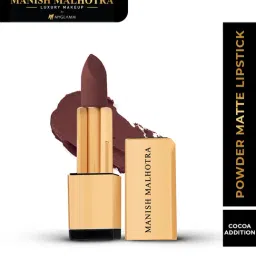 MyGlamm Manish Malhotra Powder Matte Lipstick Cocoa Addition - 4 gm-picture-21
