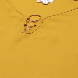 Qurvii Yellow Midi Shift Dress image 5