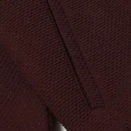 United Colors Of Benetton Wine Regular Fit Texture Jacket image 4