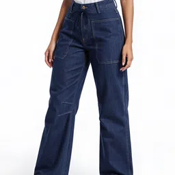 glitchez Women Mid-Rise Baggy Fit Jeans-image-79