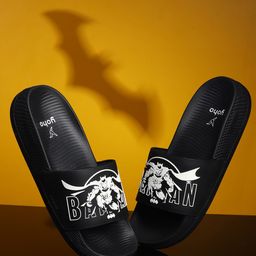 yoho Men Batman Printed Rubber Sliders-picture-9