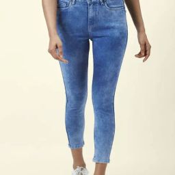People by Pantaloons Blue Mid Rise Jeans-picture-17