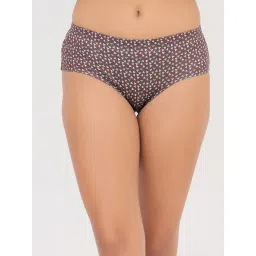 Clovia Mid Waist Printed Hipster Panties with Inner Elastic Multi-Color (Pack of 3) image 2