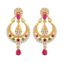 Malabar Gold and Diamonds 22 kt Gold Earrings-picture-18