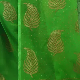 Crochetin Floral Printed Saree With Blouse image 4