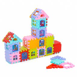 Ekta House Building Blocks Set 1 Multicolor - 72 Pieces-picture-2
