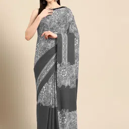 BUTA BUTI Floral Pure Cotton Saree-picture-13