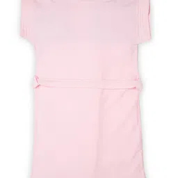 BUMZEE Half Sleeves Bath Robe - Pink image 3