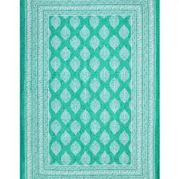 MILAAV Green Floral 144 TC Single Bedsheet with 1 Pillow Covers image 3