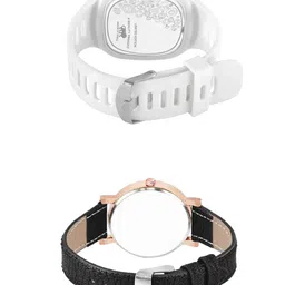 Miss Perfect Unisex Printed Dial & Leather Straps Analogue Watch LJ320 image 5