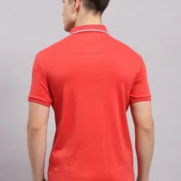 Monte Carlo Men Solid Polo Collar Cotton T-shirt image 5