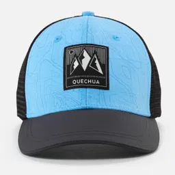 quechua Kids’ Trucker Cap MH100 Blue image 3