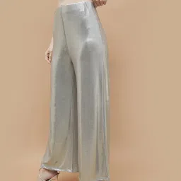 Ginger by Lifestyle Sliver Polyester Regular Fit Pants image 3