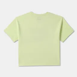 R&B Kids Light Green Graphic Regular Fit T-Shirt image 2