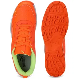 Puma Men's Classic Cat Orange Cricket Shoes image 5